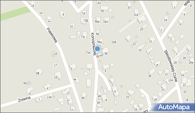 Libiąż, Konopnickiej Marii, 54, mapa Libiąż