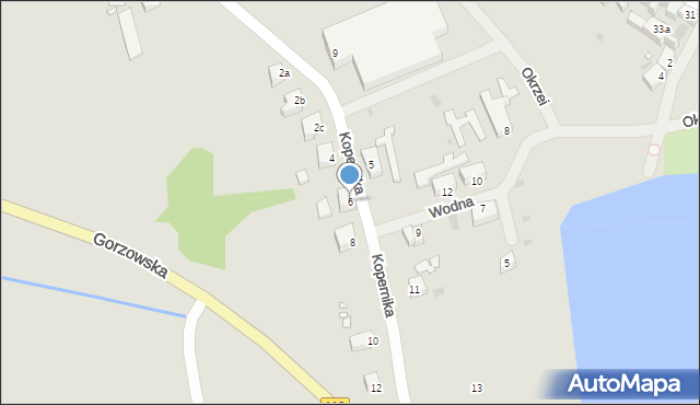 Lipiany, Kopernika Mikołaja, 6, mapa Lipiany