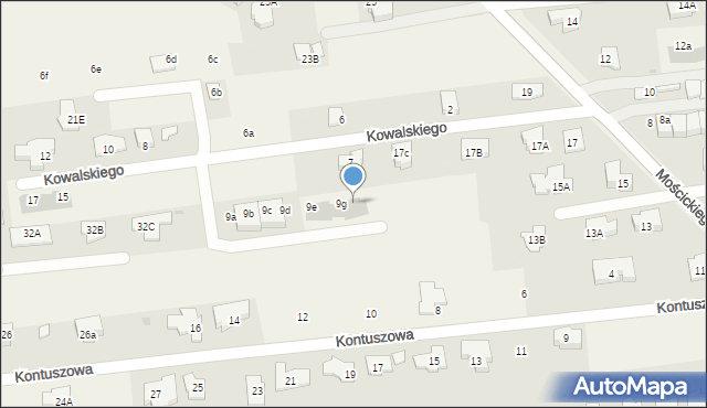 Lipków, Kowalskiego Rocha, 9h, mapa Lipków