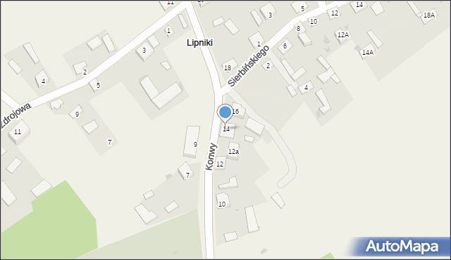 Lipniki, Konwy Stacha, 14, mapa Lipniki