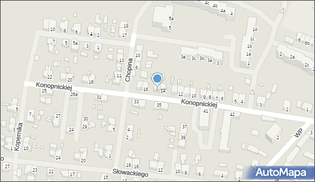Łobez, Konopnickiej Marii, 15, mapa Łobez
