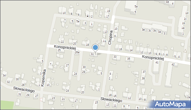 Łobez, Konopnickiej Marii, 32, mapa Łobez