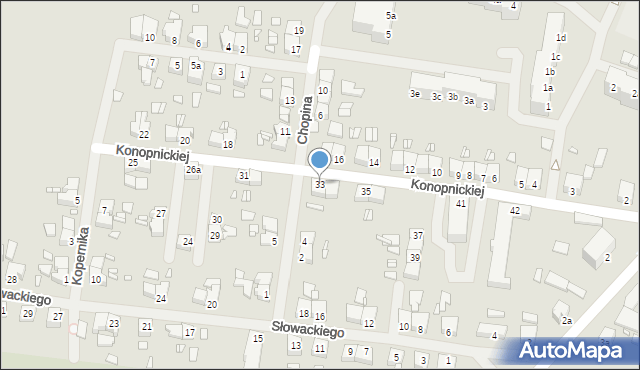 Łobez, Konopnickiej Marii, 33, mapa Łobez