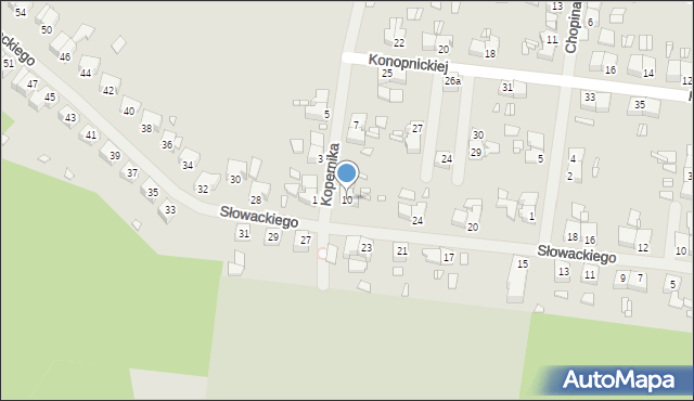 Łobez, Kopernika Mikołaja, 10, mapa Łobez