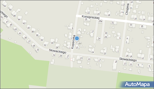 Łobez, Kopernika Mikołaja, 9, mapa Łobez