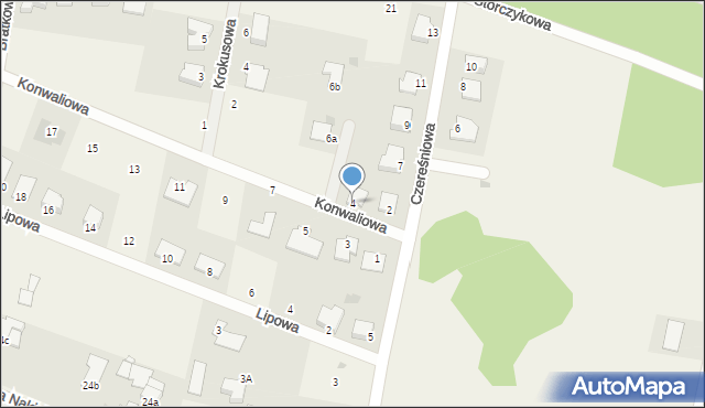 Łochowo, Konwaliowa, 4, mapa Łochowo