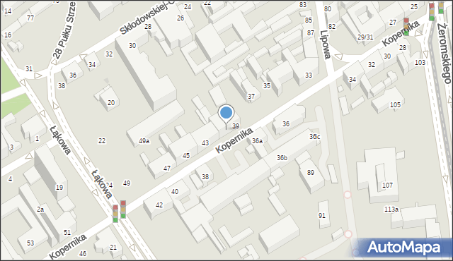 Łódź, Kopernika Mikołaja, 41, mapa Łodzi