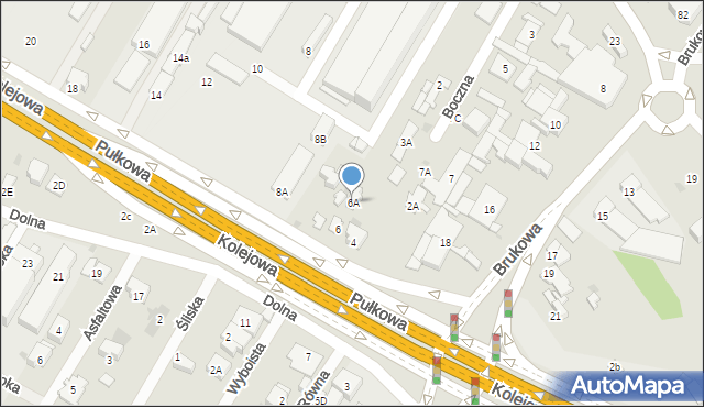 Łomianki, Kolejowa, 6A, mapa Łomianki