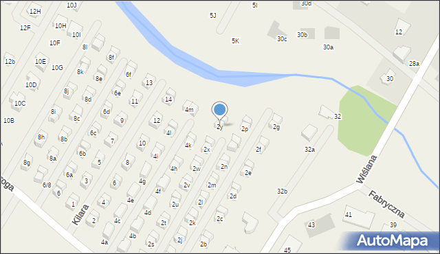 Łomianki Dolne, Kościelna Droga, 2y, mapa Łomianki Dolne