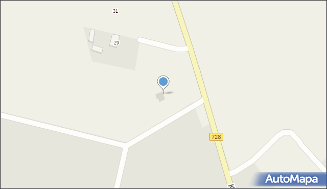 Łopuszno, Konecka, 29a, mapa Łopuszno