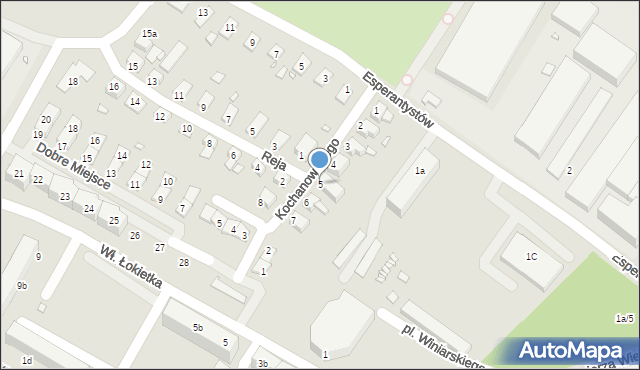 Lubań, Kochanowskiego Jana, 5, mapa Lubań