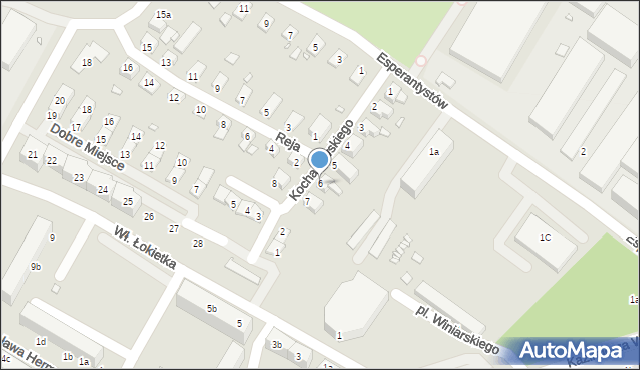 Lubań, Kochanowskiego Jana, 6, mapa Lubań