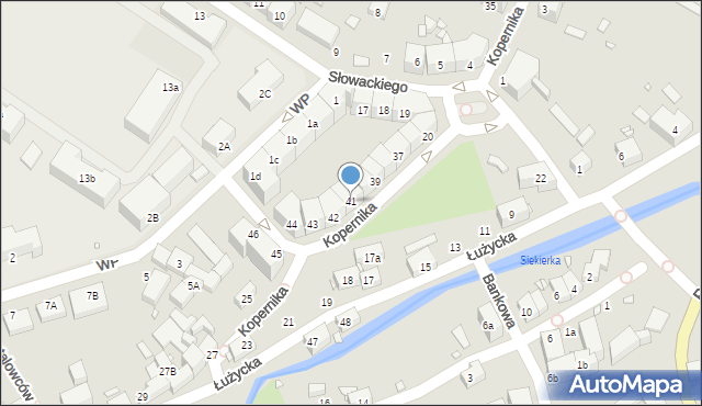 Lubań, Kopernika Mikołaja, 41, mapa Lubań