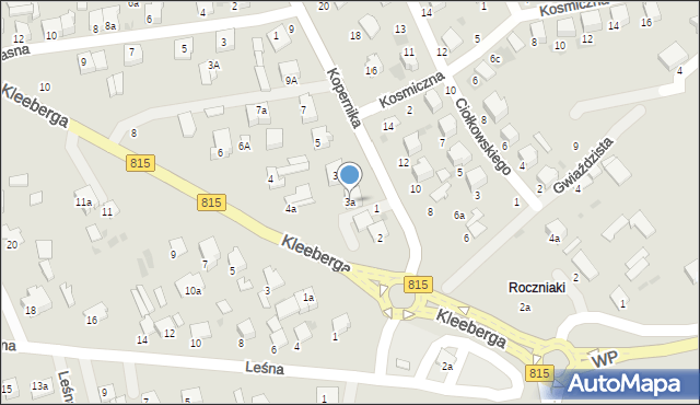 Lubartów, Kopernika Mikołaja, 3a, mapa Lubartów