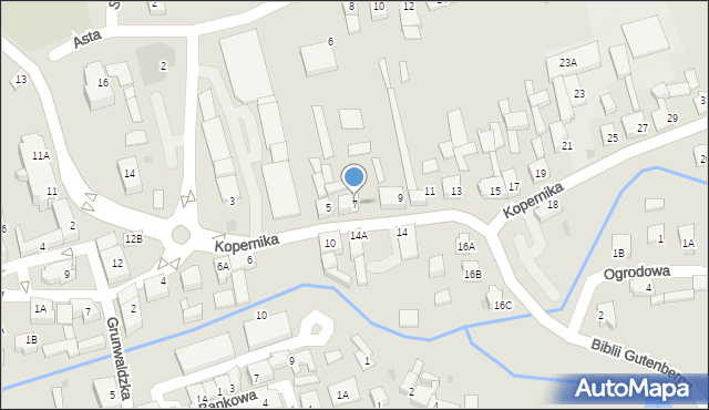 Lubawa, Kopernika Mikołaja, 7, mapa Lubawa