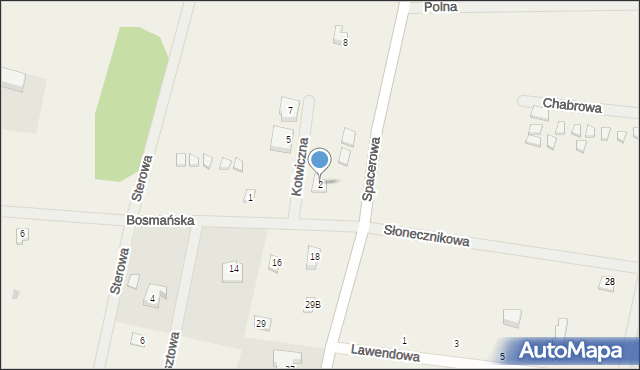 Lubiatowo, Kotwiczna, 2, mapa Lubiatowo