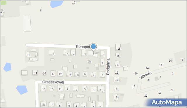 Lubichowo, Konopnickiej Marii, 2, mapa Lubichowo