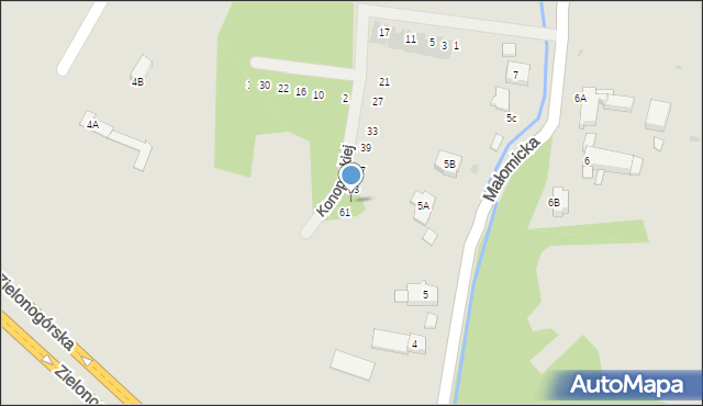 Lubin, Konopackiej Haliny, 57, mapa Lubin