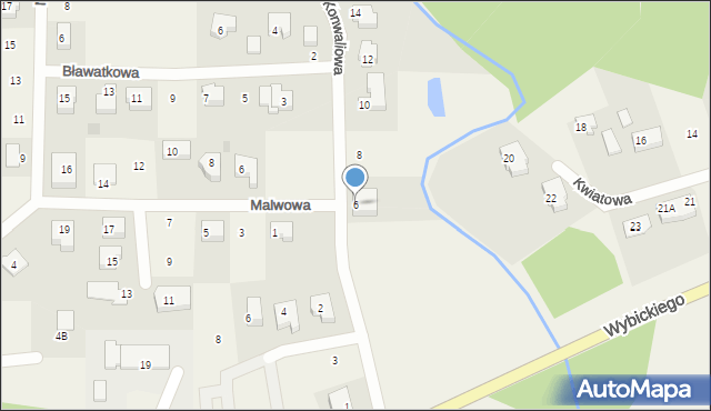 Lublewo Gdańskie, Konwaliowa, 6, mapa Lublewo Gdańskie