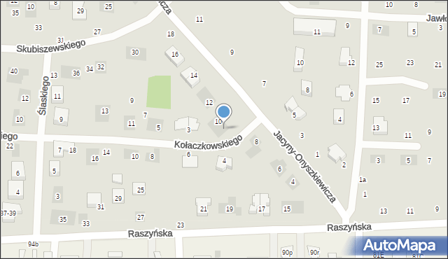 Lublin, Kołaczkowskiego Edwarda, 1, mapa Lublina