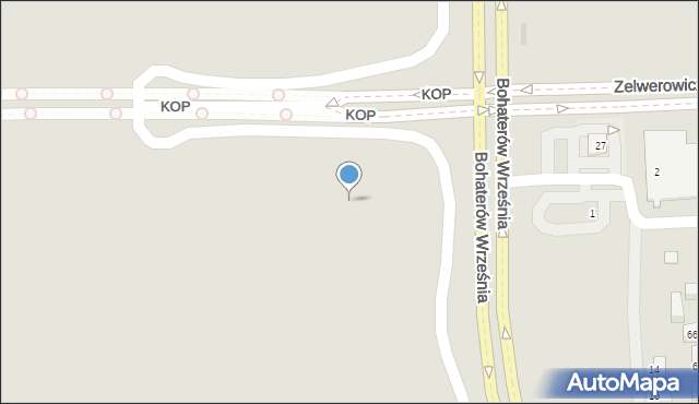 Lublin, Korpusu Ochrony Pogranicza, 2, mapa Lublina