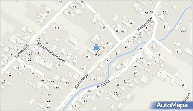Lubomia, Korfantego Wojciecha, 35a, mapa Lubomia