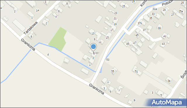 Lubomia, Korfantego Wojciecha, 5, mapa Lubomia