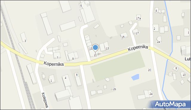 Lubomino, Kopernika Mikołaja, 11, mapa Lubomino