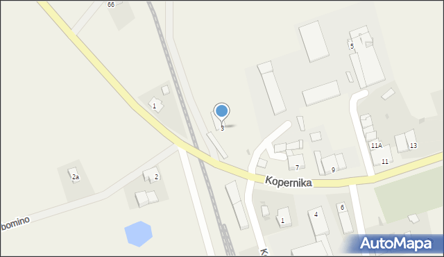 Lubomino, Kopernika Mikołaja, 3, mapa Lubomino