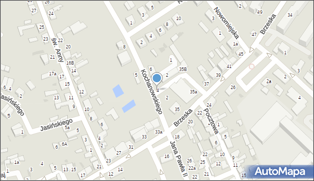 Lubraniec, Kochanowskiego Jana, 4, mapa Lubraniec