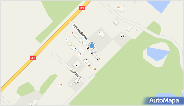 Lubsza, Konwaliowa, 19, mapa Lubsza