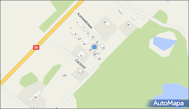 Lubsza, Konwaliowa, 24, mapa Lubsza