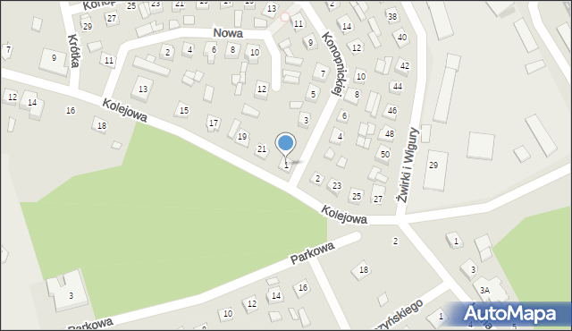 Lubycza Królewska, Konopnickiej Marii, 1, mapa Lubycza Królewska