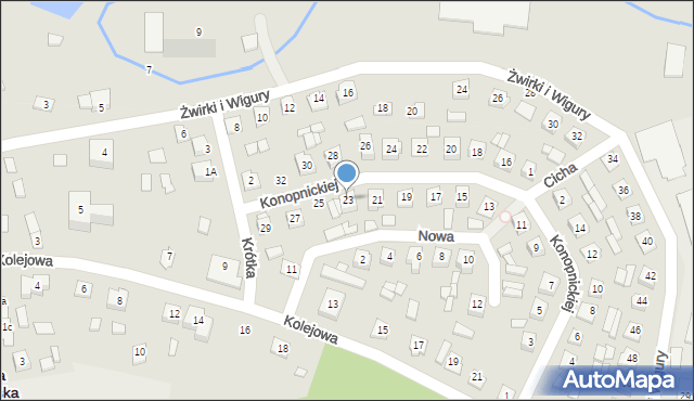 Lubycza Królewska, Konopnickiej Marii, 23, mapa Lubycza Królewska