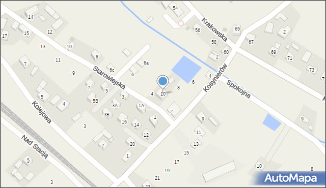 Łuczyce, Kosynierów, 10, mapa Łuczyce