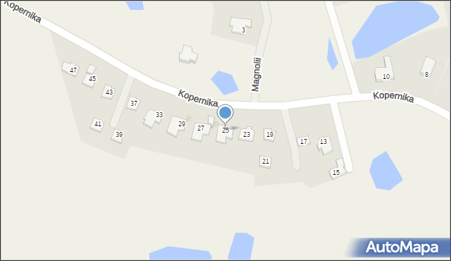 Ługwałd, Kopernika Mikołaja, 25, mapa Ługwałd
