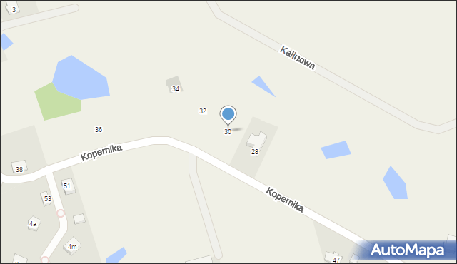 Ługwałd, Kopernika Mikołaja, 30, mapa Ługwałd