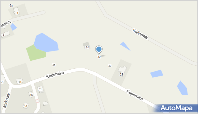 Ługwałd, Kopernika Mikołaja, 32, mapa Ługwałd