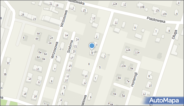 Lutynia, Konwaliowa, 6, mapa Lutynia