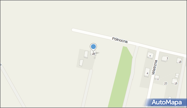 Lutynia, Kościelna, 48, mapa Lutynia