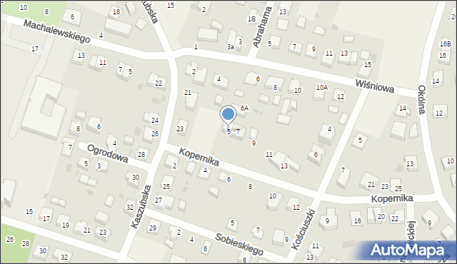 Luzino, Kopernika Mikołaja, 5, mapa Luzino