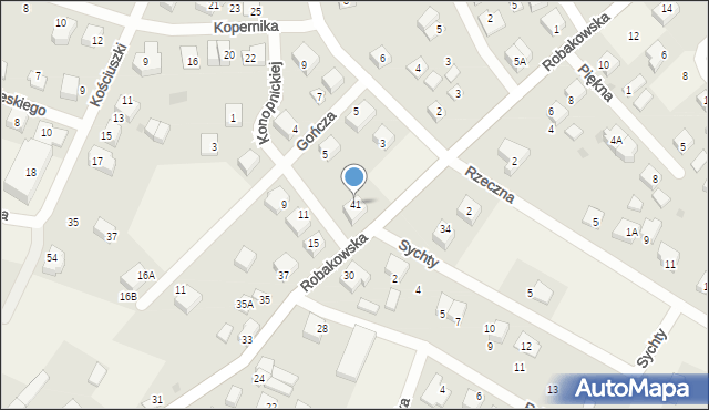 Luzino, Kościelna, 41, mapa Luzino