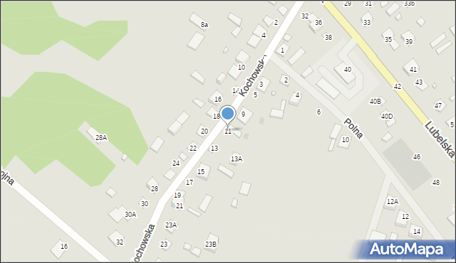 Maciejowice, Kochowska, 11, mapa Maciejowice