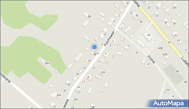 Maciejowice, Kochowska, 18, mapa Maciejowice