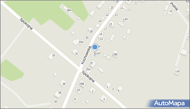 Maciejowice, Kochowska, 23, mapa Maciejowice
