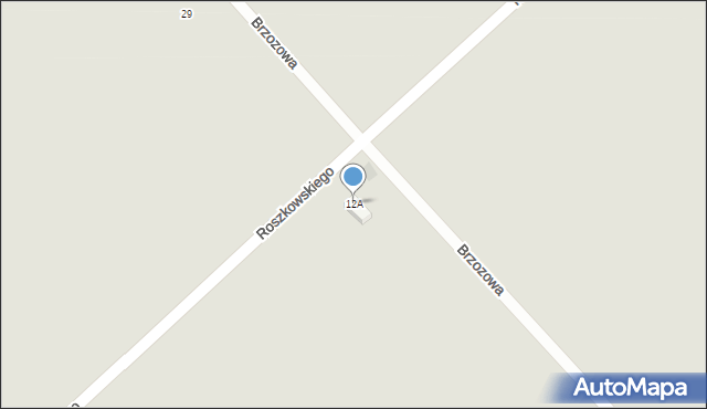 Magnuszew, Kolonia Magnuszew, 12A, mapa Magnuszew