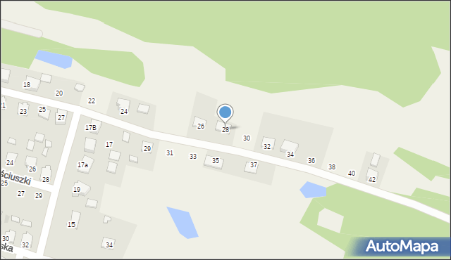 Majdan Królewski, Kopernika Mikołaja, 28, mapa Majdan Królewski