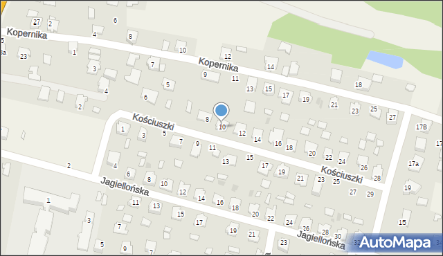 Majdan Królewski, Kościuszki Tadeusza, gen., 10, mapa Majdan Królewski