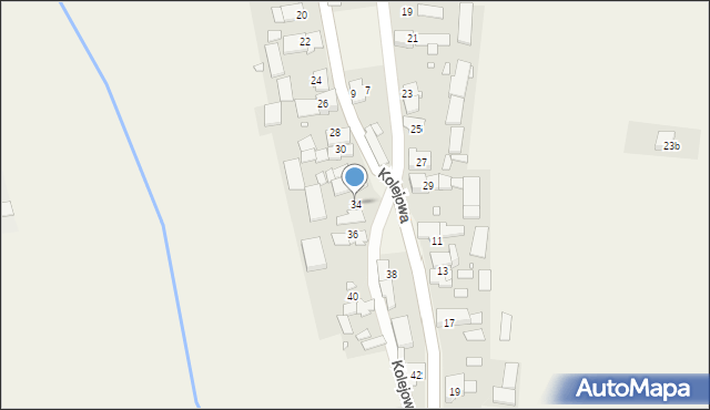 Mąkoszyce, Kolejowa, 34, mapa Mąkoszyce