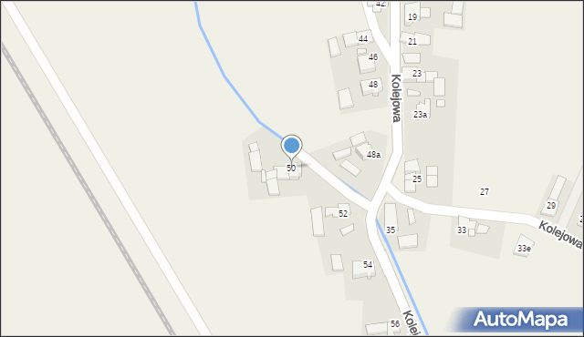 Mąkoszyce, Kolejowa, 50, mapa Mąkoszyce